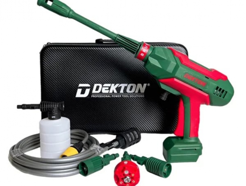 Máy Rửa Xe Pin DEKTON - Sức Mạnh Nằm Trong Bàn Tay Bạn
