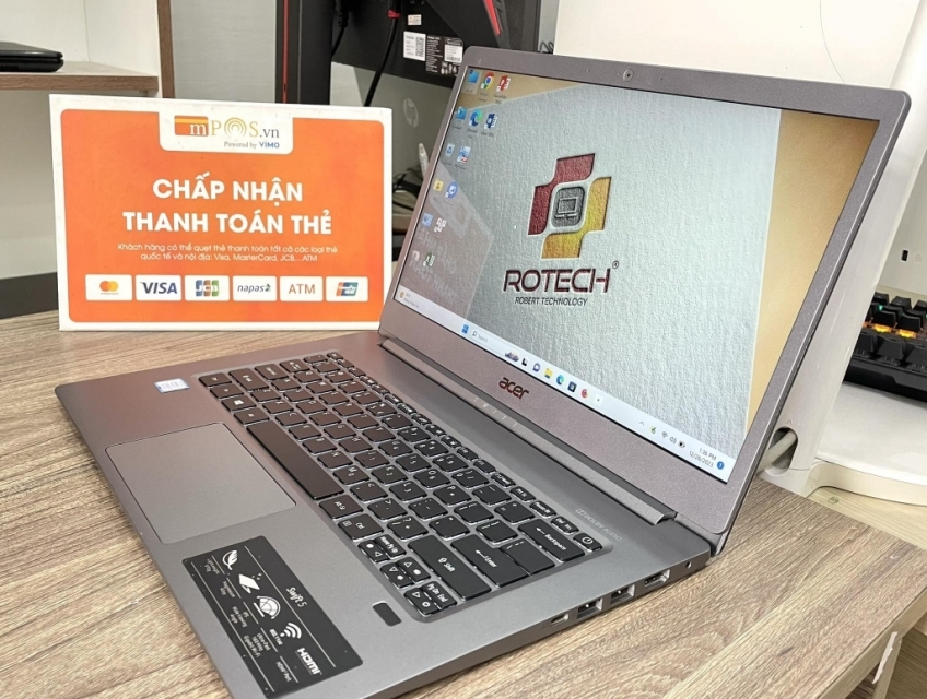 Acer SF514 i7-8565U 8GB 256GB Cảm ứng, Đèn phím