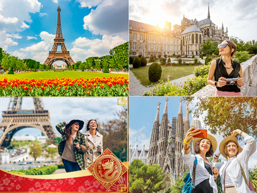 Du lịch Châu Âu đa dạng, độc đáo