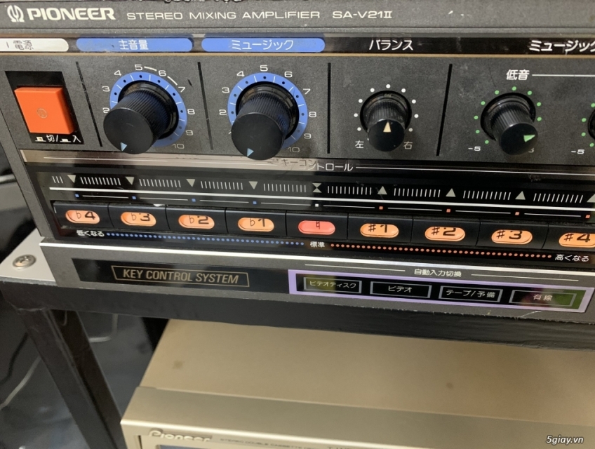 Amply karaoke Pioneer Nhật echo ngọt, 3 cổng mic