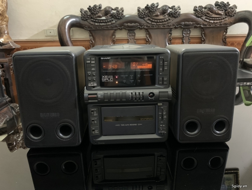 Dàn Sharp hiếm, loa hậu sâu toàn dải 2 đường tiếng riêng có sub
