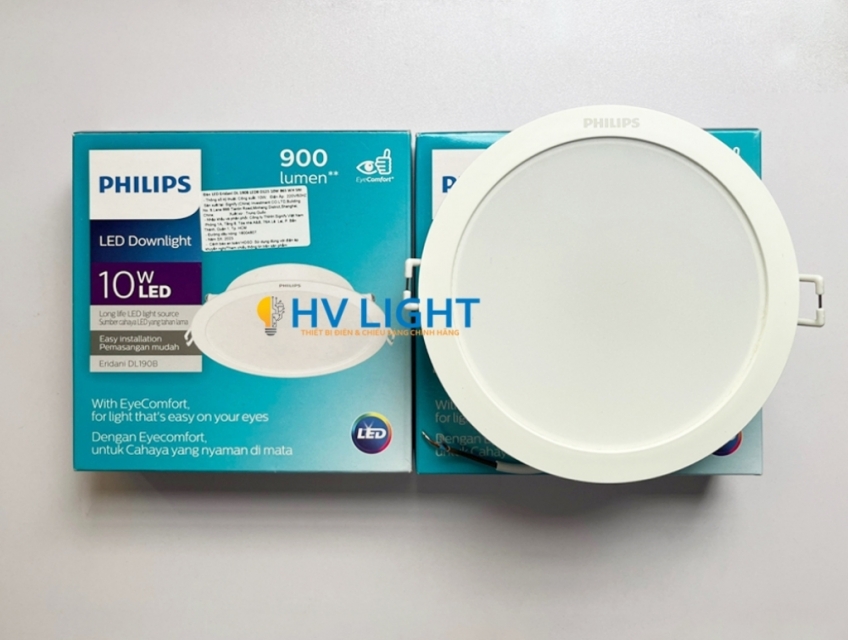 Đèn led âm trần phòng khách 10W Philips ERIDANI giá tốt tại HCM