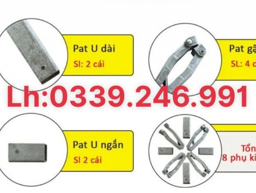 Pát sắt cho bàn xếp gọn, bản lề gấp giá tốt