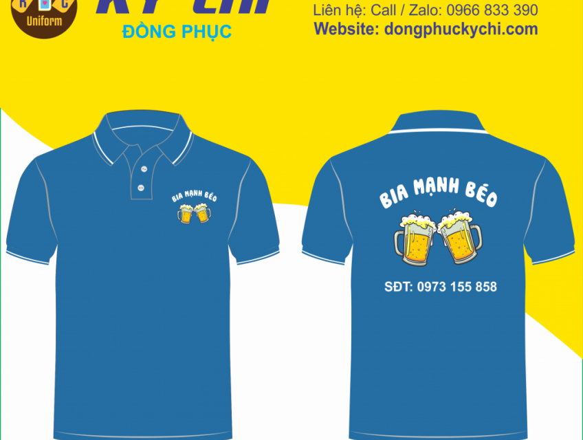 Áo đồng phục nhà hàng quán ăn tại Hà Nội theo yêu cầu