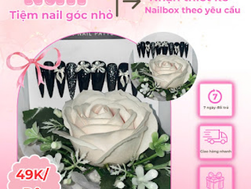 Mẫu móng tay đẹp chơi Tết rực rỡ trong mùa lễ hội