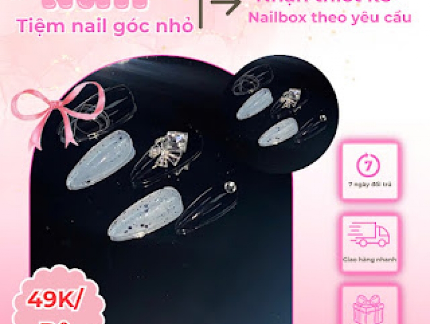 Top 5 ý tưởng nail cô dâu màu hồng đẹp 2025