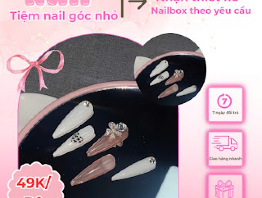 Mẫu nail thạch hồng hoàn hảo cho phong cách ngọt ngào
