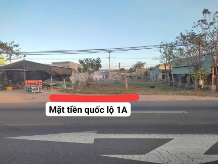 bán lô đất mặt tiền Quốc Lộ 1A, xã Bình Tân, Bắc Bình, Bình Thuận