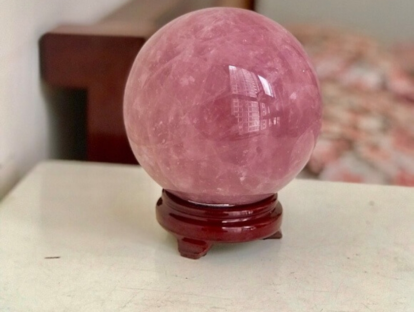 Tăng cường khả năng tình dục với Quả Cầu Đá Thạch Anh Hồng (YUA-5GIAY)