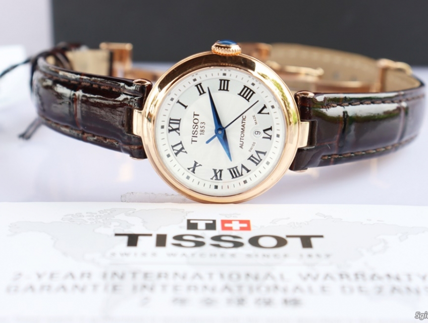ĐH Nữ Tissot Bellissima T126.207.36.013 .00 Automatic, Vàng Hồng