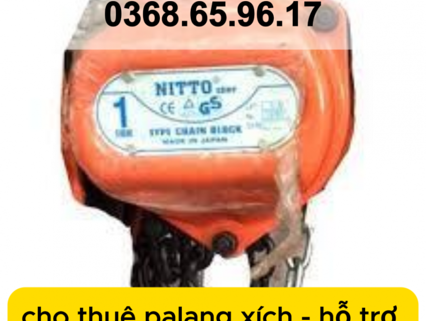 thuê palang xích kéo tay giá tốt, thuê palang xích kéo tay giá rẻ