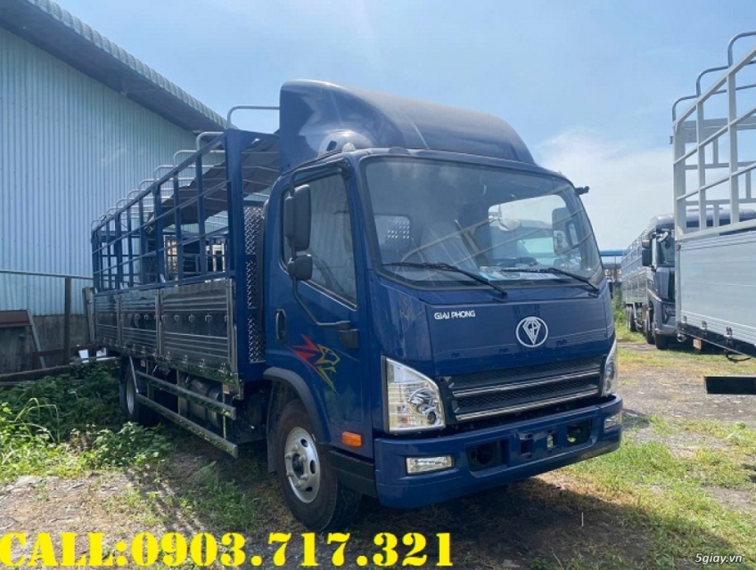 Xe tải Faw Tiger 8T5 thùng dài 6m2 mới 2024 sẵn xe giao ngay