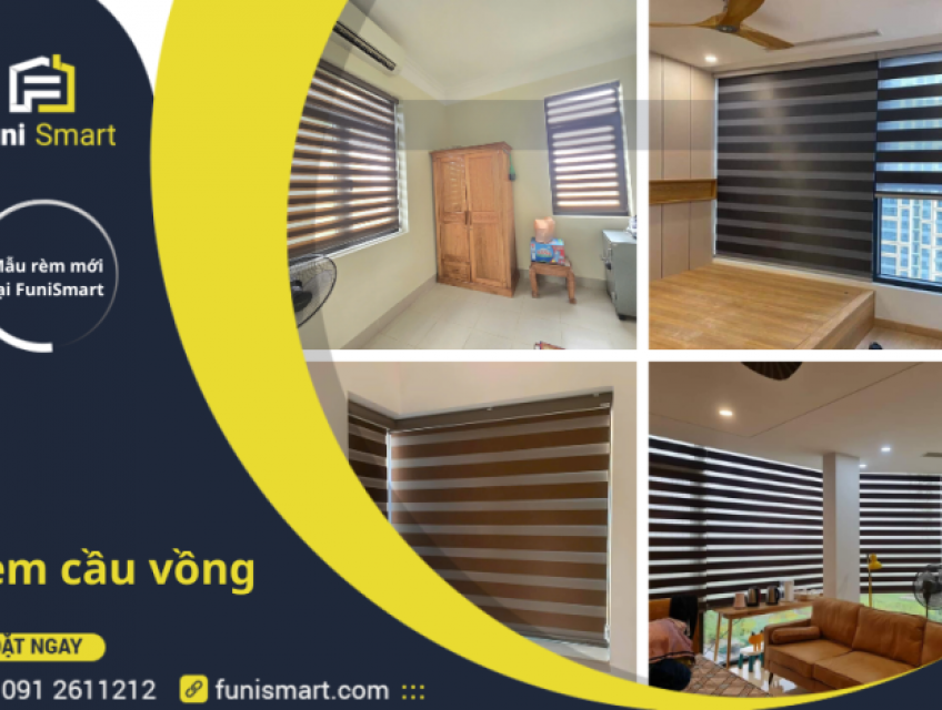 Lắp Đặt  Màn Cửa Cầu Vồng Cao Cấp Mẫu Đẹp Giá Rẻ Tại Funi Smart Door