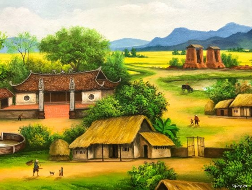 Vẽ tranh phong cảnh đơn giản mà đẹp