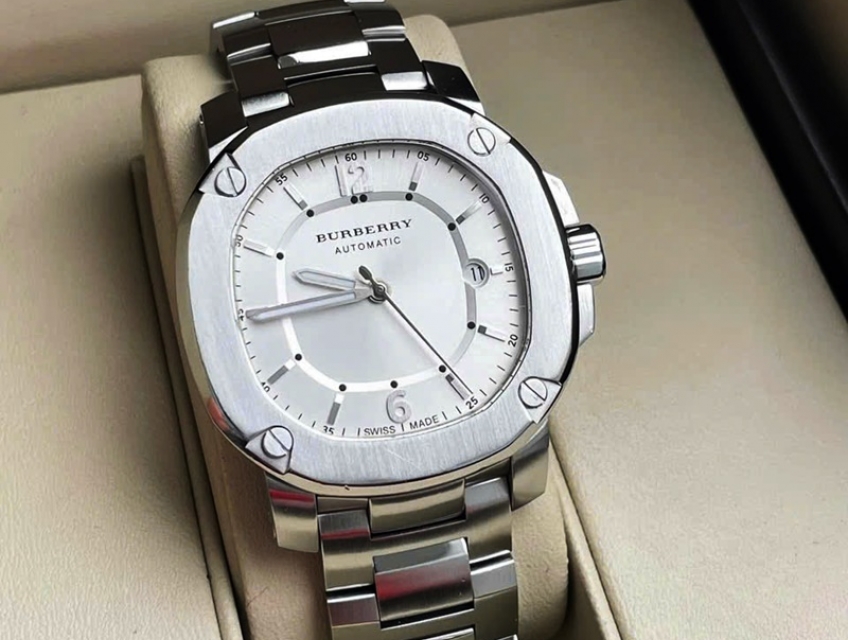 Đồng Hồ Nam : Burberry The Britain BBY1204 - Automatic - Bản dây thép