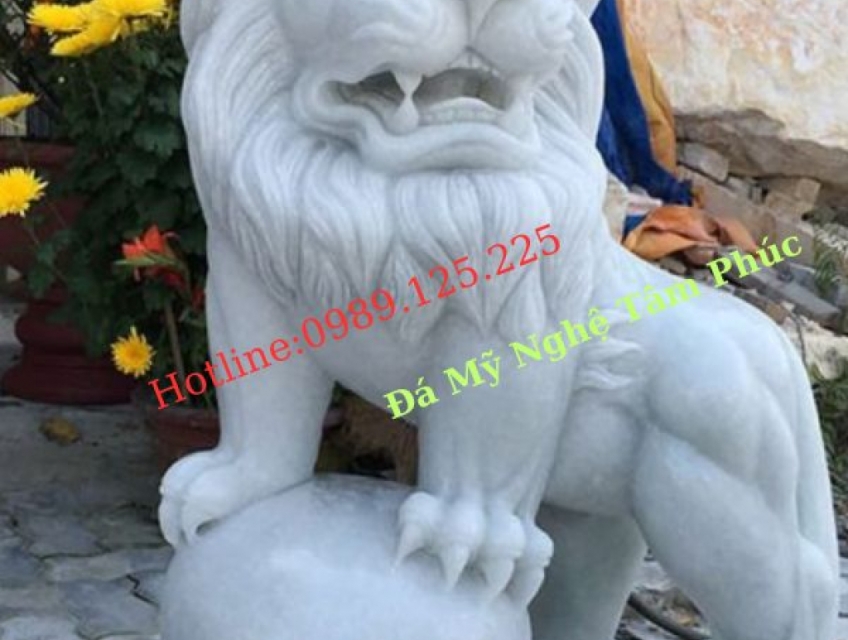 Sư Tử Đá Phong Thủy Đẹp Bán Tại Khánh Hòa, TP. Nha Trang