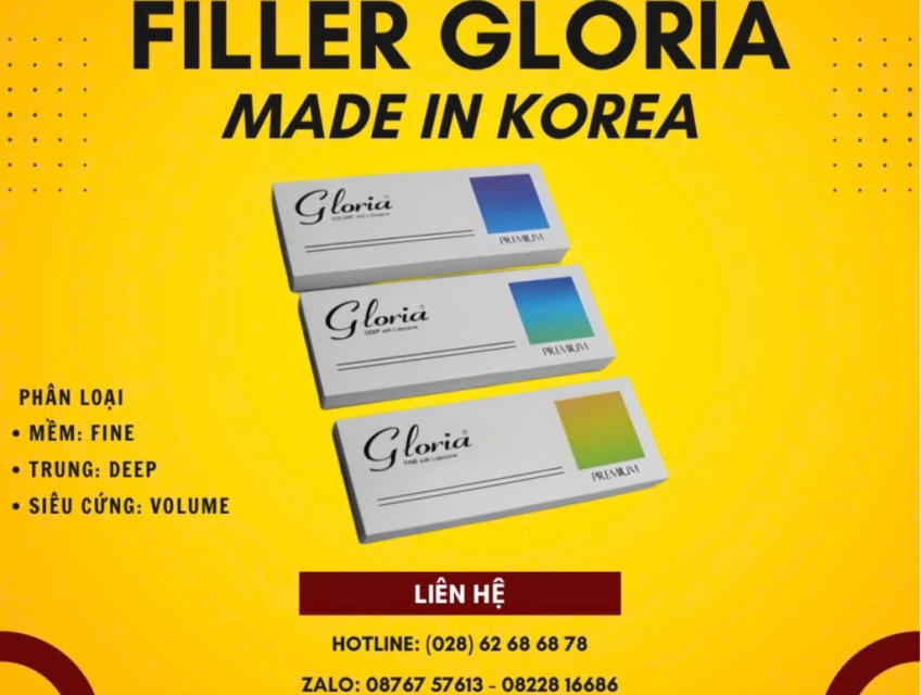 Filler Gloria - Hotline: 08228 16686 - 08767 57613 - fillerbotoxs.com