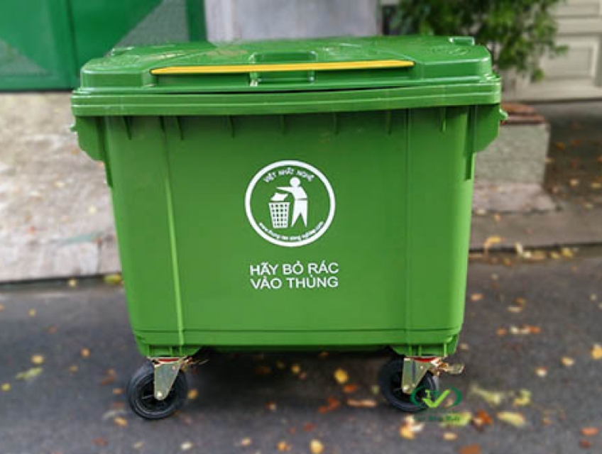 Thùng rác 660L
