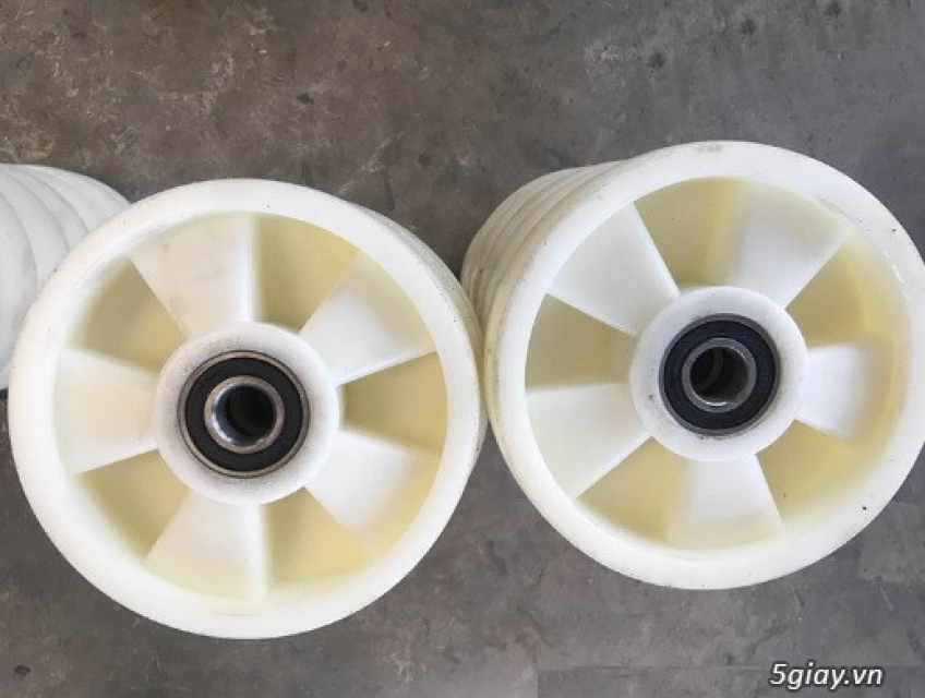 Bánh xe nâng tay nilong 160x50mm bánh lái lớn