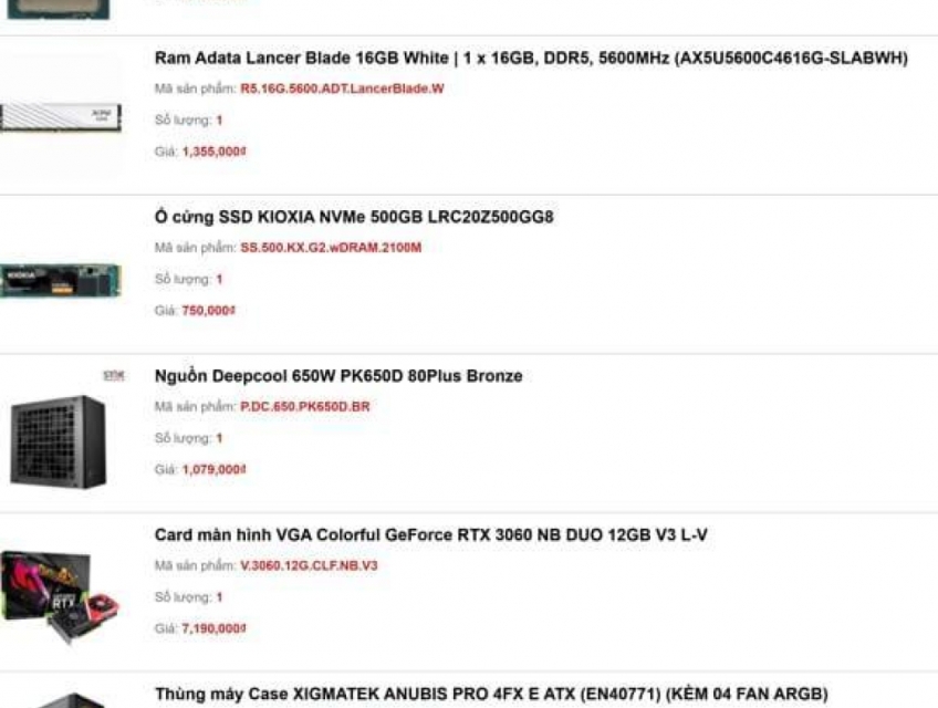 bán pc mua từ tháng 7 giá cả còn thương lượng