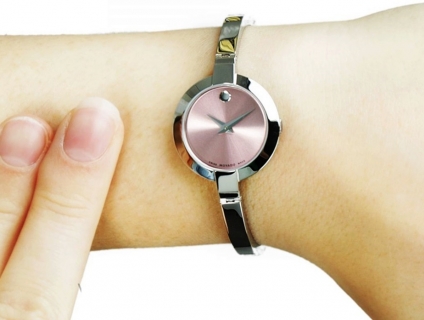 ĐH Nữ Movado Bela Mặt Hồng ( lắc tay ) Size 24mm siêu lướt Fullbox