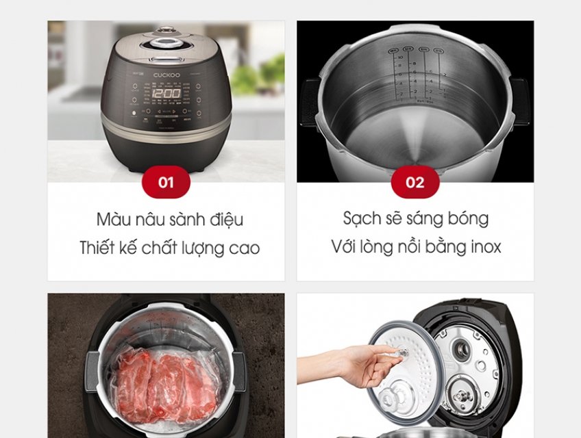Lý do nồi cơm điện CRP-CHAS109FB được chị em nội trợ yêu thích
