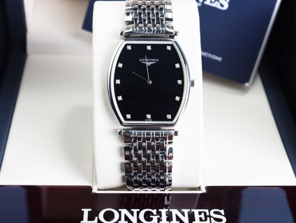 ĐH Nam Longines La Grande L4.705.4.58.6 cọc giờ đính Kim Cương Fullbox