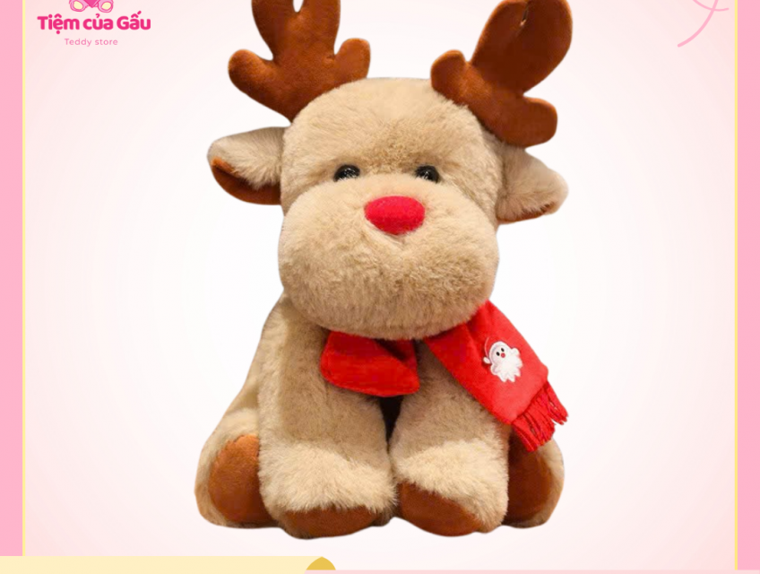 Món Quà Tình Yêu Mùa Lễ Hội: Gấu Bông Tuần Lộc Và Ý Nghĩa Đặc Biệt