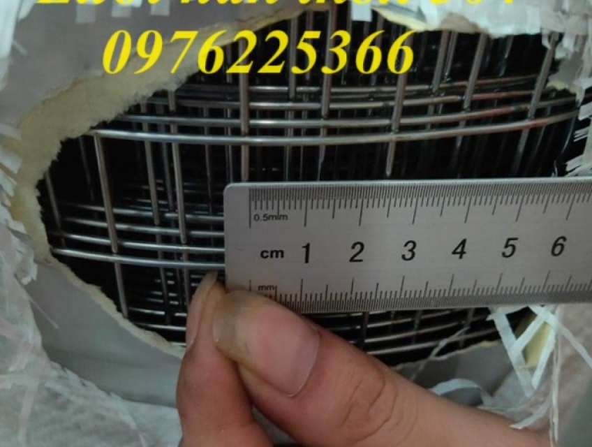 Lưới hàn inox 304 mắt vuông 25x25