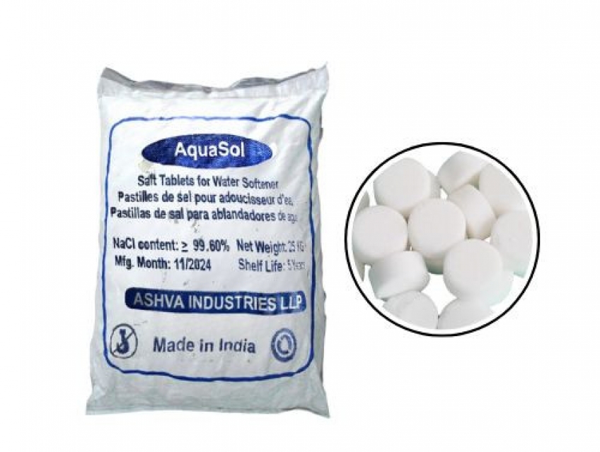 Muối viên Ấn Độ Aquasol – Vật liệu hoàn nguyên hệ làm mềm nước