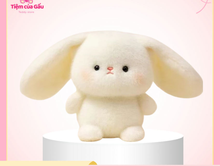 Gấu bông mini bé thỏ – Món quà nhỏ xinh nhưng siêu đáng yêu