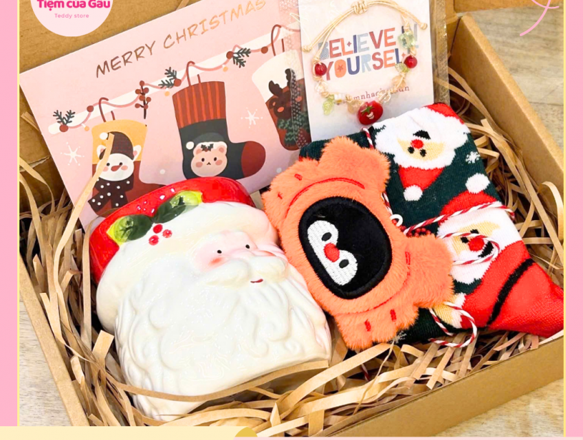 Set quà Giáng Sinh – Món quà ấm áp cho mùa lễ hội