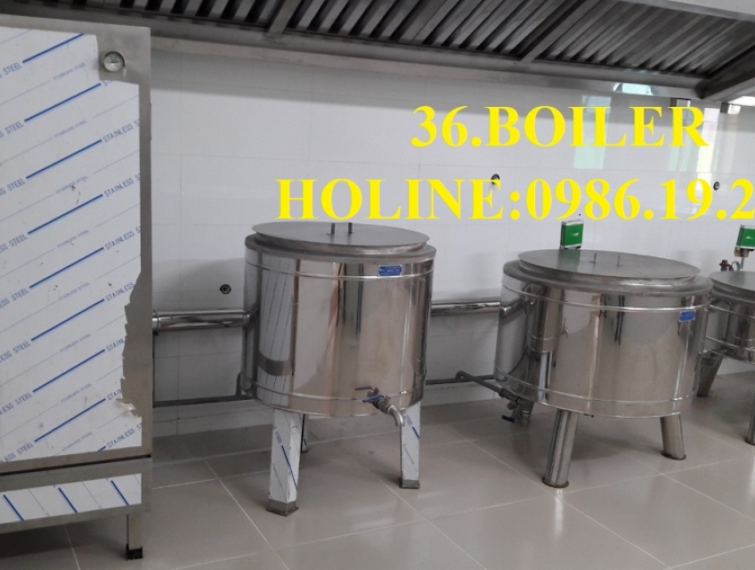 Hệ thống nồi nấu ăn công nghiệp bằng hơi nước bão hoà