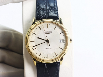 ĐH Nam : Longines Les Grandes L4.678.2 Automatic dây da Demi Vàng