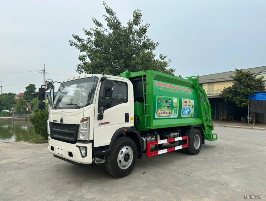 Xe chuyên dụng Xe cuốn ép rác hút chất thải và phụ tùng xe môi trường