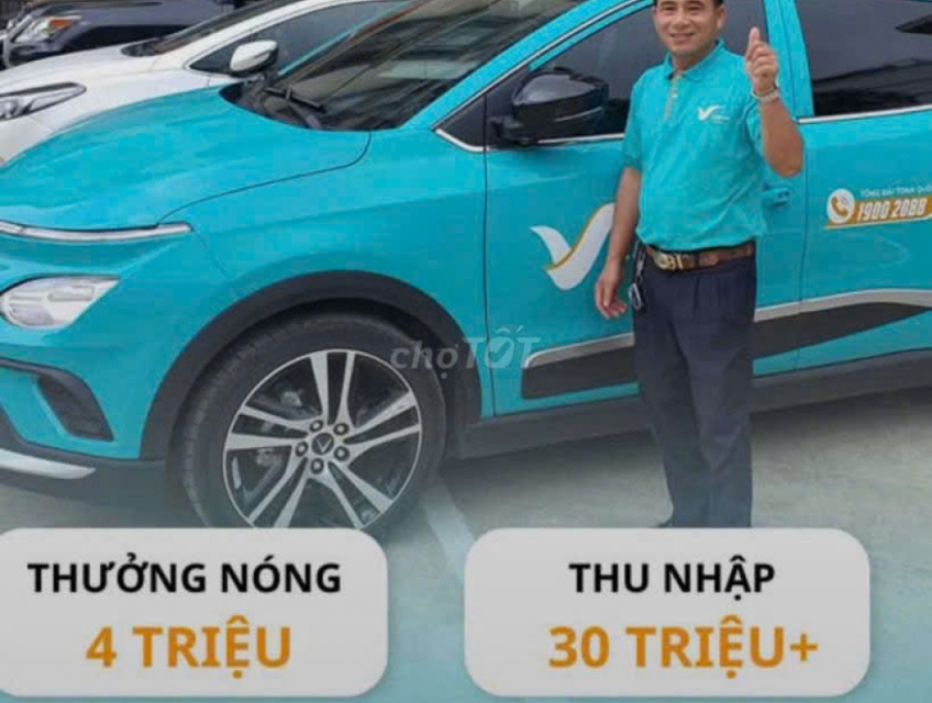 Tuyển tài xế xe xanh SM chế độ cao, đảm bảo thu nhập ổn định