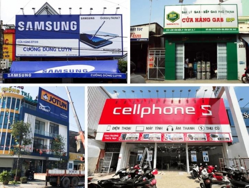 Làm Bảng Hiệu Cho Hệ Thống Chuỗi Cửa Hàng Đồng Bộ Thương Hiệu