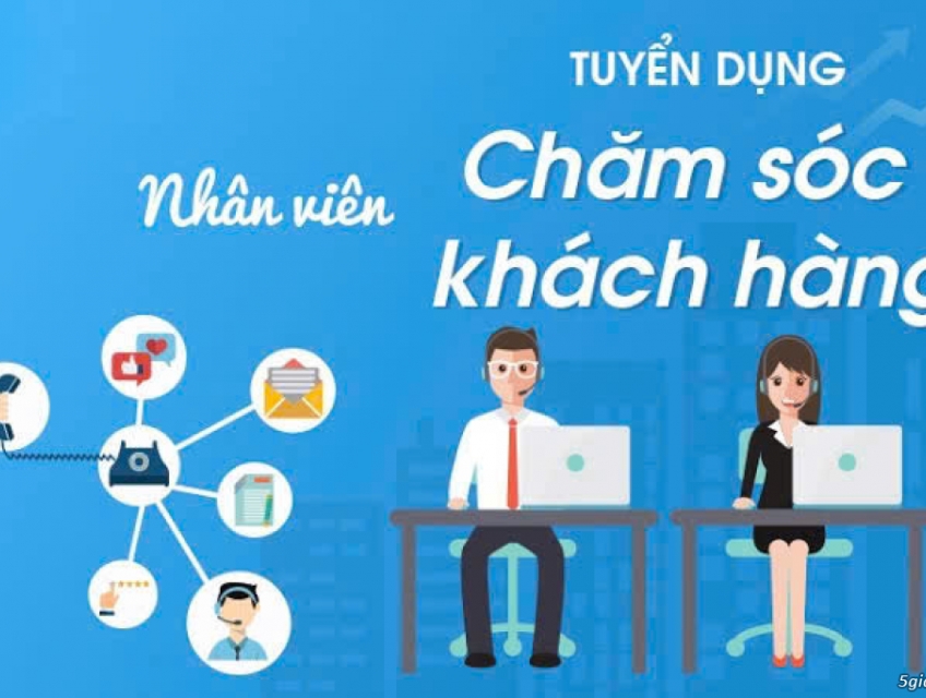 Tuyển NV CSKH có ca làm việc phù hợp , đi làm ngay