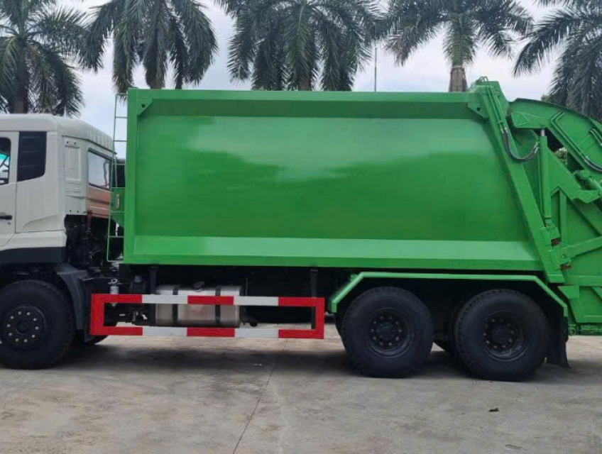 xe cuốn ép rác dongfeng 22 khối
