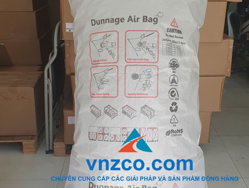 Túi khí chèn hàng PP Woven 1000x1800mm- Thùng 60 cái