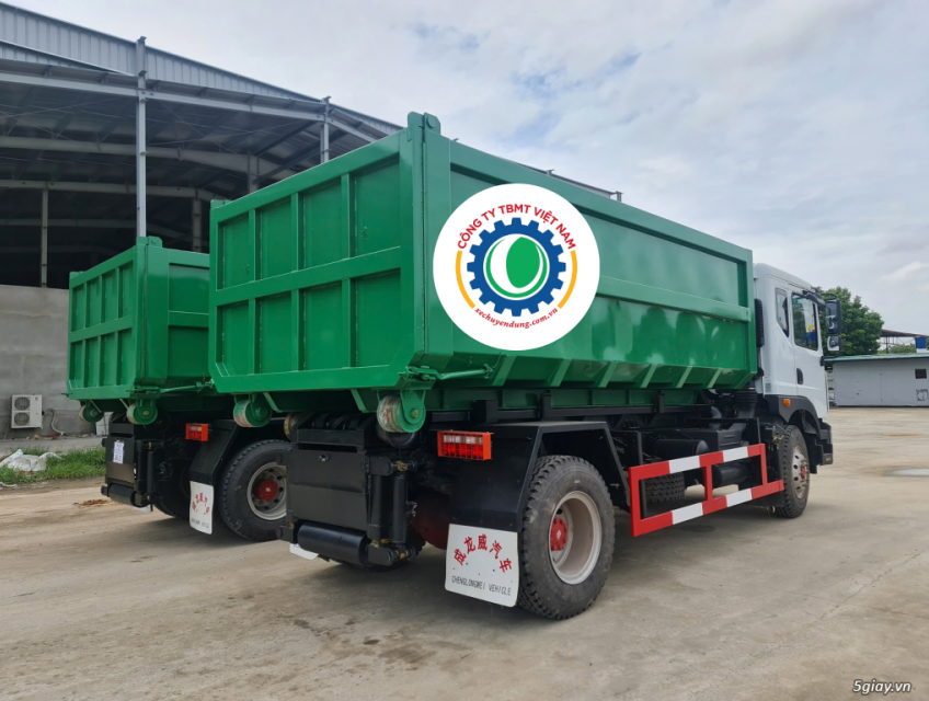 Xe chuyện dụng  Xe chở rác thùng rời