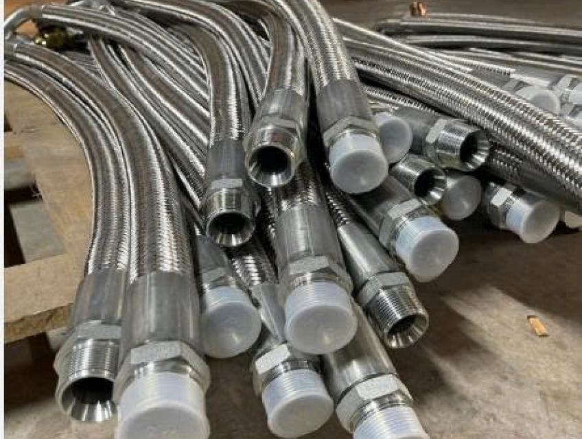 Bọc ống thuỷ lực bằng lưới inox 304